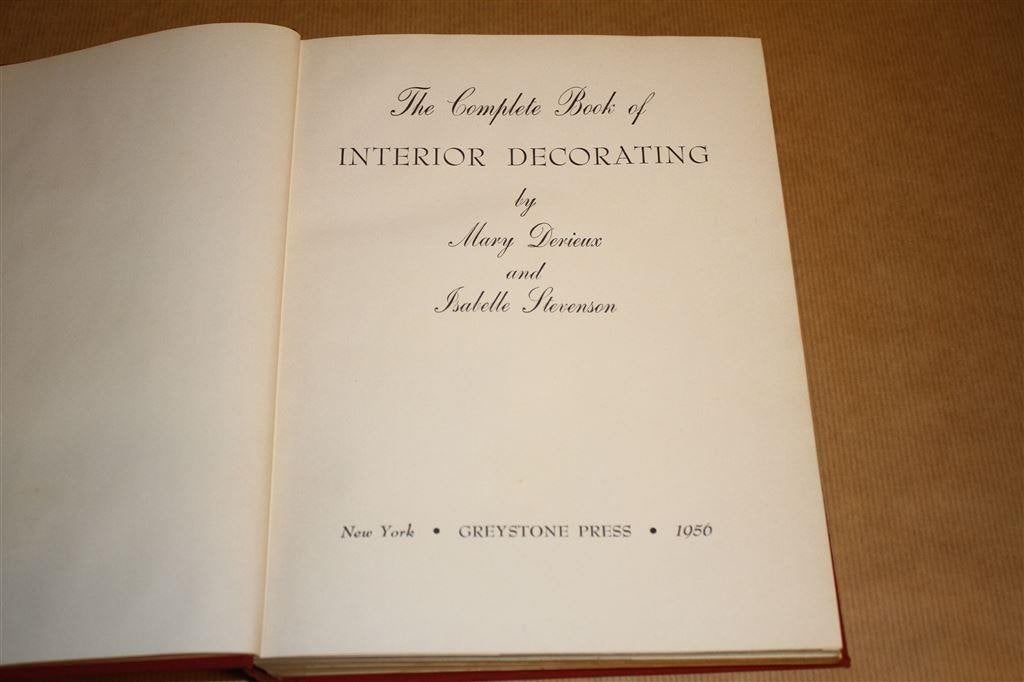 The complete book of interior decorating. Interieurdecoratie, Boeken, Ophalen of Verzenden, Gelezen, Interieur en Design