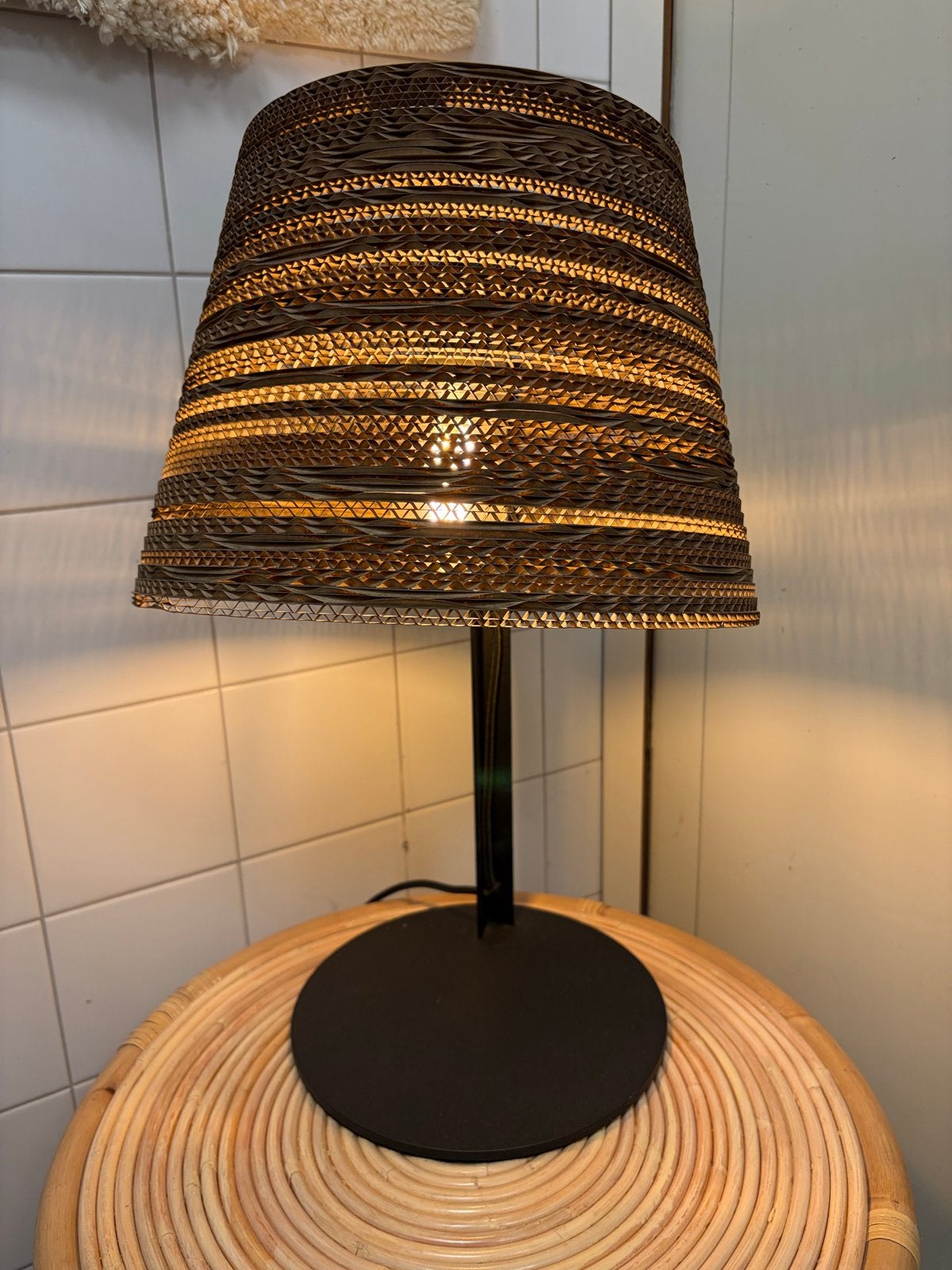 Graypants Scraplights Tilt Tafellamp, Ophalen, E27 (groot), Modern, Bruin