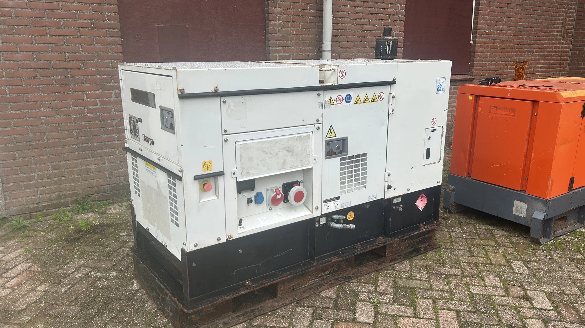 Denyo Kubota Denyo 35 kVA aggregaat generatorset Super stil