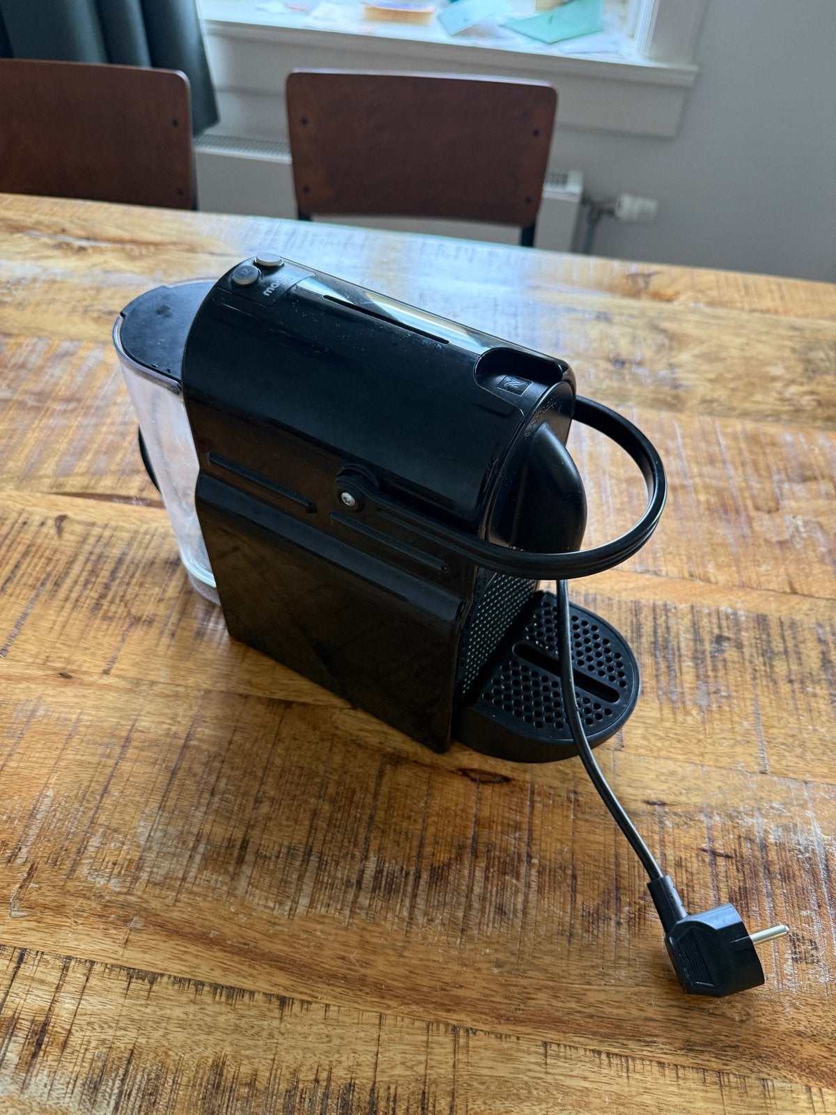 Nespresso Magimix Koffiemachine Zwart (lekt), Witgoed en Apparatuur, Ophalen, Gebruikt, Nespresso, Koffiemachine