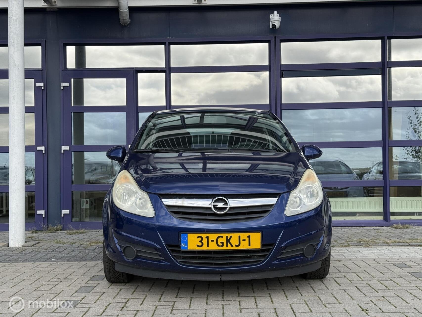 Opel Corsa 1.2-16V Enjoy | Airco | Elek Pakket| APK, Voorwielaandrijving, 450 kg, Blauw, 1229 cc