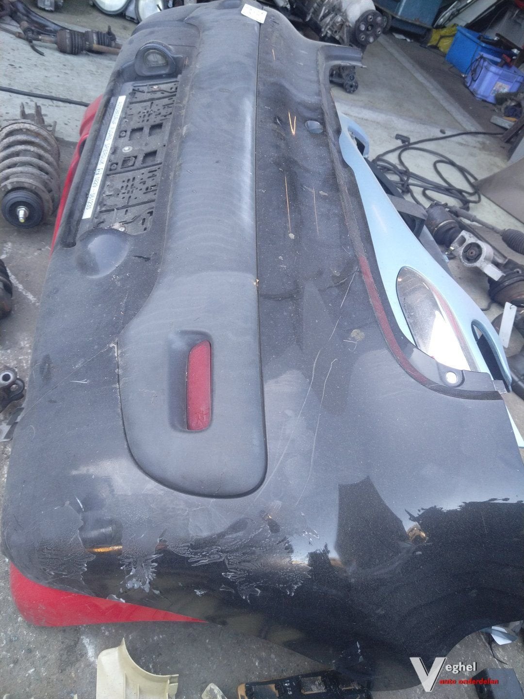 Peugeot 107 2009 achterbumper zwart, Auto-onderdelen, Ophalen, Gebruikt, -, -