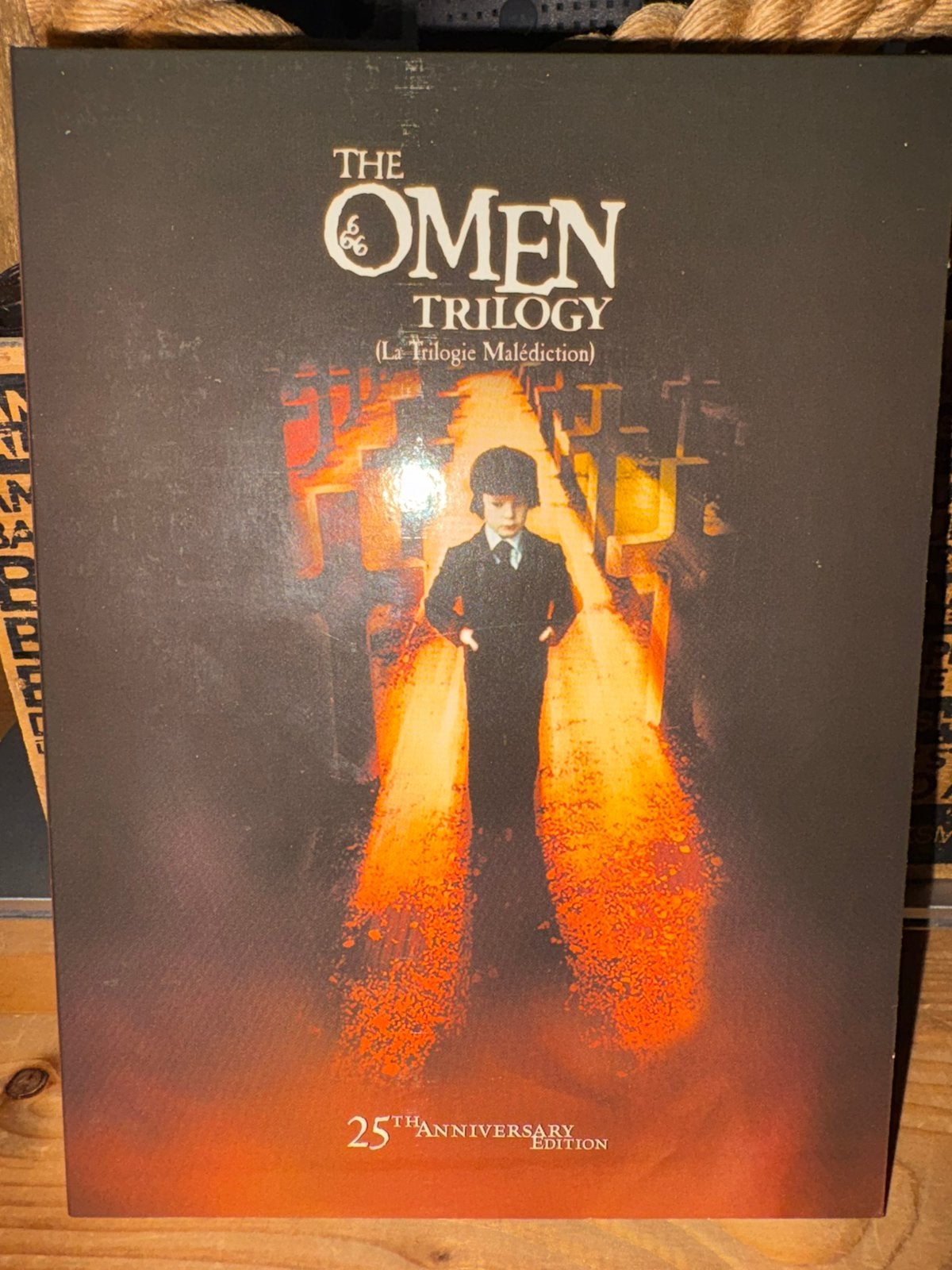 4 delen the Omen Ijzige horror, Cd's en Dvd's, Vanaf 16 jaar, Nederlands, Ophalen of Verzenden, Inclusief doosje