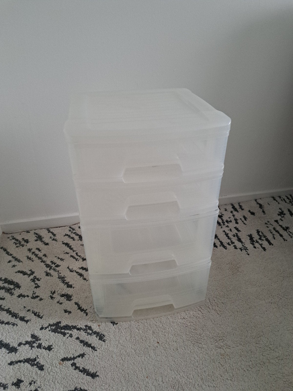 Kunststof ladekast met 4 lades 65x38x38cm, Huis en Inrichting, Ophalen, Gebruikt, 3 of 4 laden, Minder dan 100 cm