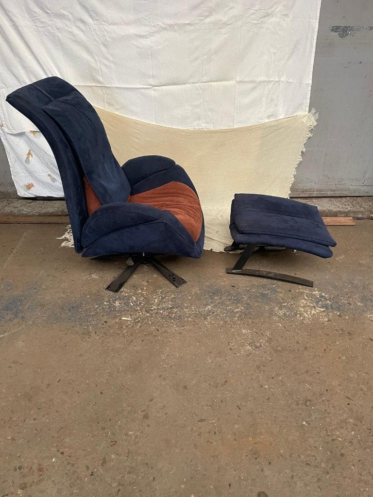 Saporitti met voetenbank, Huis en Inrichting, Ophalen, 125 cm of meer, Zo goed als nieuw, Stof