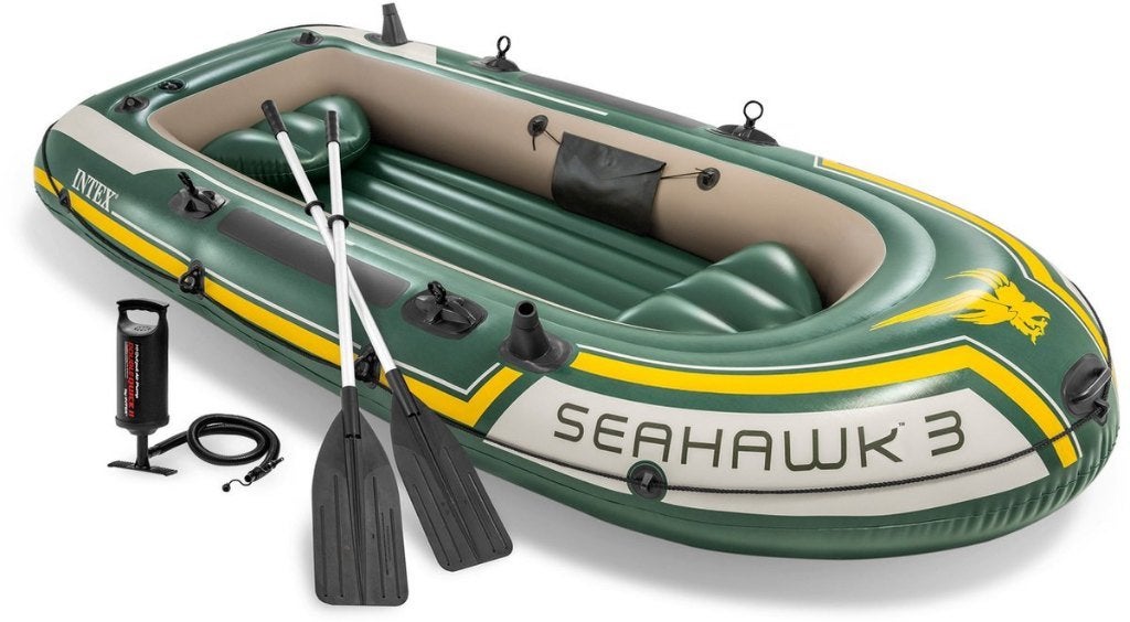 Intex Seahawk 3 Opblaasboot slechts 1 x gebruikt, Ophalen of Verzenden, Zo goed als nieuw
