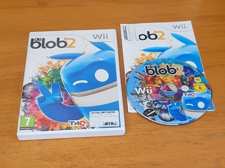 WII | De Blob 2, Spelcomputers en Games, Muziek, Gebruikt, Ophalen of Verzenden, 3 spelers of meer