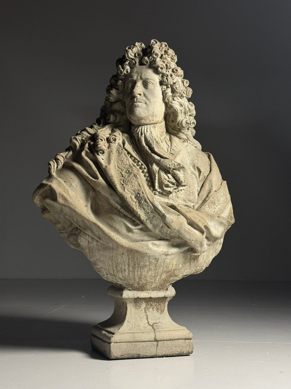 Borstbeeld Louis XIV beton, Verzamelen, Beelden en Beeldjes, Ophalen