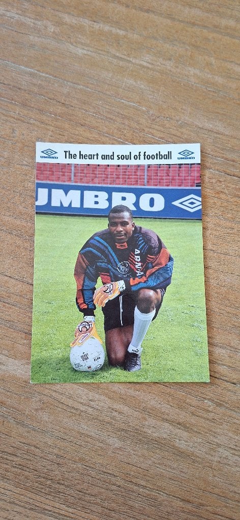 Spelerskaart; Stanley Menzo # Ajax Amsterdam, Ophalen of Verzenden, Nieuw, Ajax, Spelerskaart