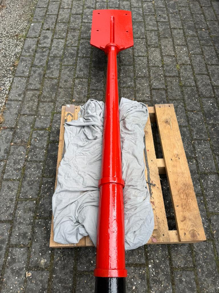 Zeldzame gietijzeren PTT brievenbus paal kleine koo, Tuin en Terras, Brievenbussen, Ophalen, Nieuw, IJzer