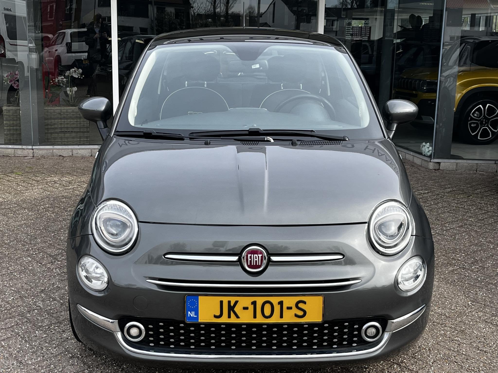 Fiat 500 0.9 TwinAir Turbo Lounge Automaat | Cruise Control, Auto's, Stof, Gebruikt, Origineel Nederlands, Bedrijf