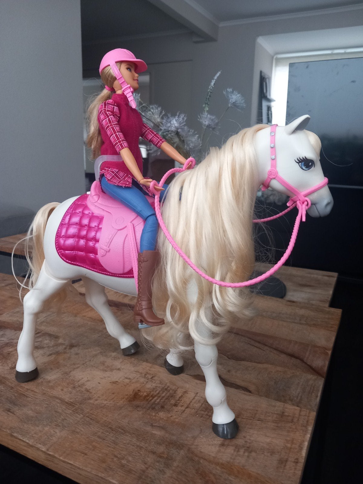 Barbie playmobiel paard, Ophalen, Zo goed als nieuw, Complete set, Overige typen