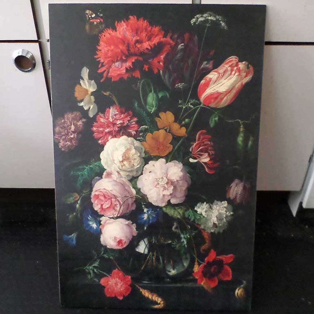 Bloemen schilderij 90x60 Jan Davidsz De Heem, RijksMuseum n8, Ophalen of Verzenden