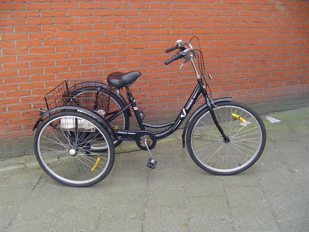 Drie wiel fiets, Fietsen en Brommers, Fietsen | Driewielfietsen, Gebruikt, Velgrem, Ophalen