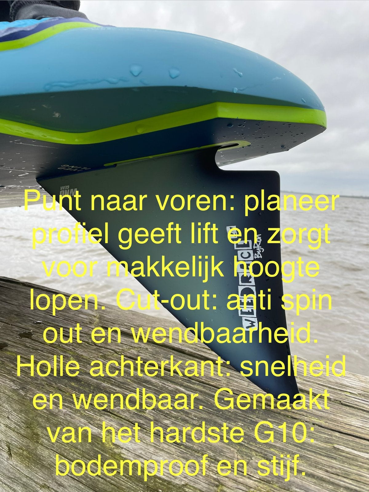 RON WEEDRACE PRE-ORDER beste laag water / wiervin!, Watersport en Boten, Windsurfen, Verzenden, Zo goed als nieuw, Overige typen