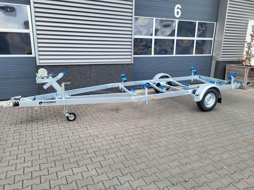Vlemmix Boottrailers de goedkoopste van NL! Direct leverbaar, Ophalen of Verzenden, Nieuw, 6 tot 9 meter, Sloepentrailer