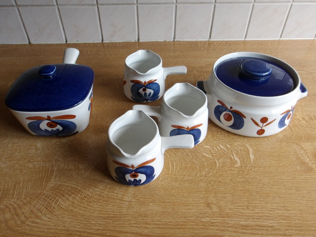 Rorstrand Polka servies 60s aardewerk Sweden Zweden, Ophalen