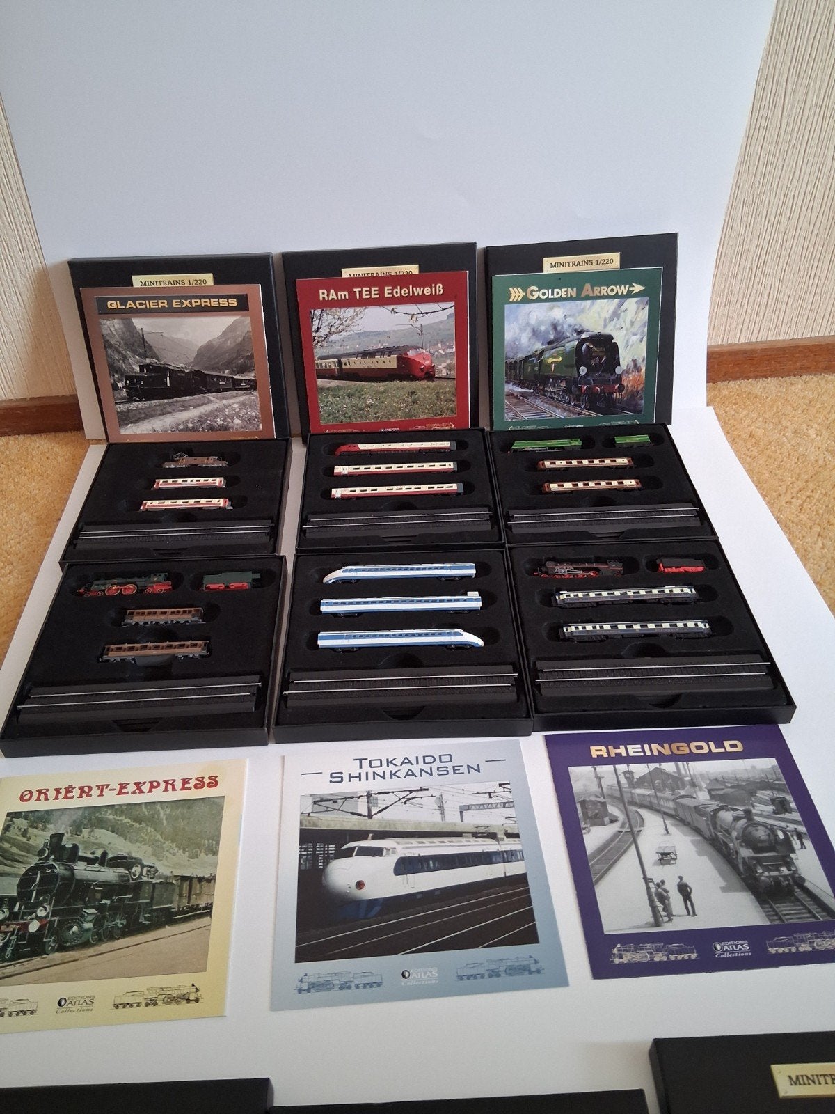 Minitrains 1/220 Treincollectie - Diverse Modellen, Overige merken, Treinset, Gelijkstroom, Ophalen of Verzenden