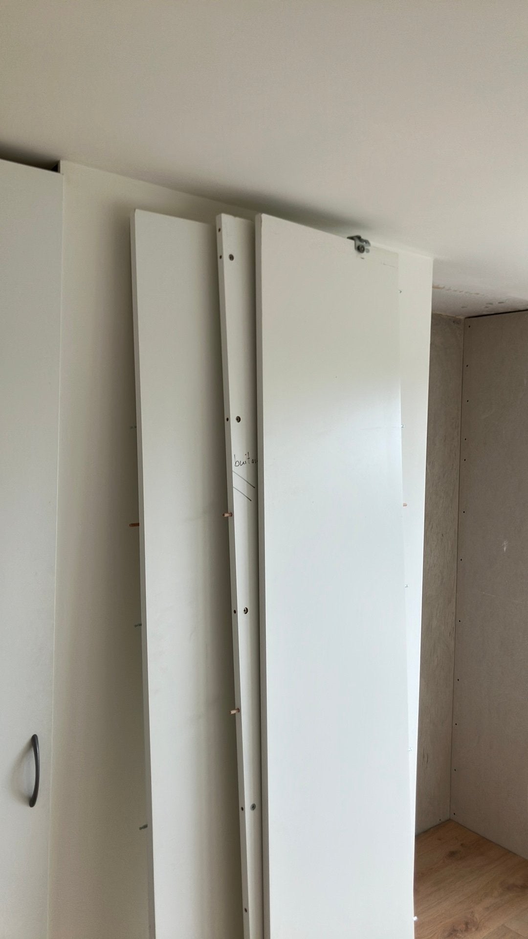 Schuifdeuren Ikea Pax 200 236 wit, Ophalen, Gebruikt, 200 cm of meer, 200 cm of meer