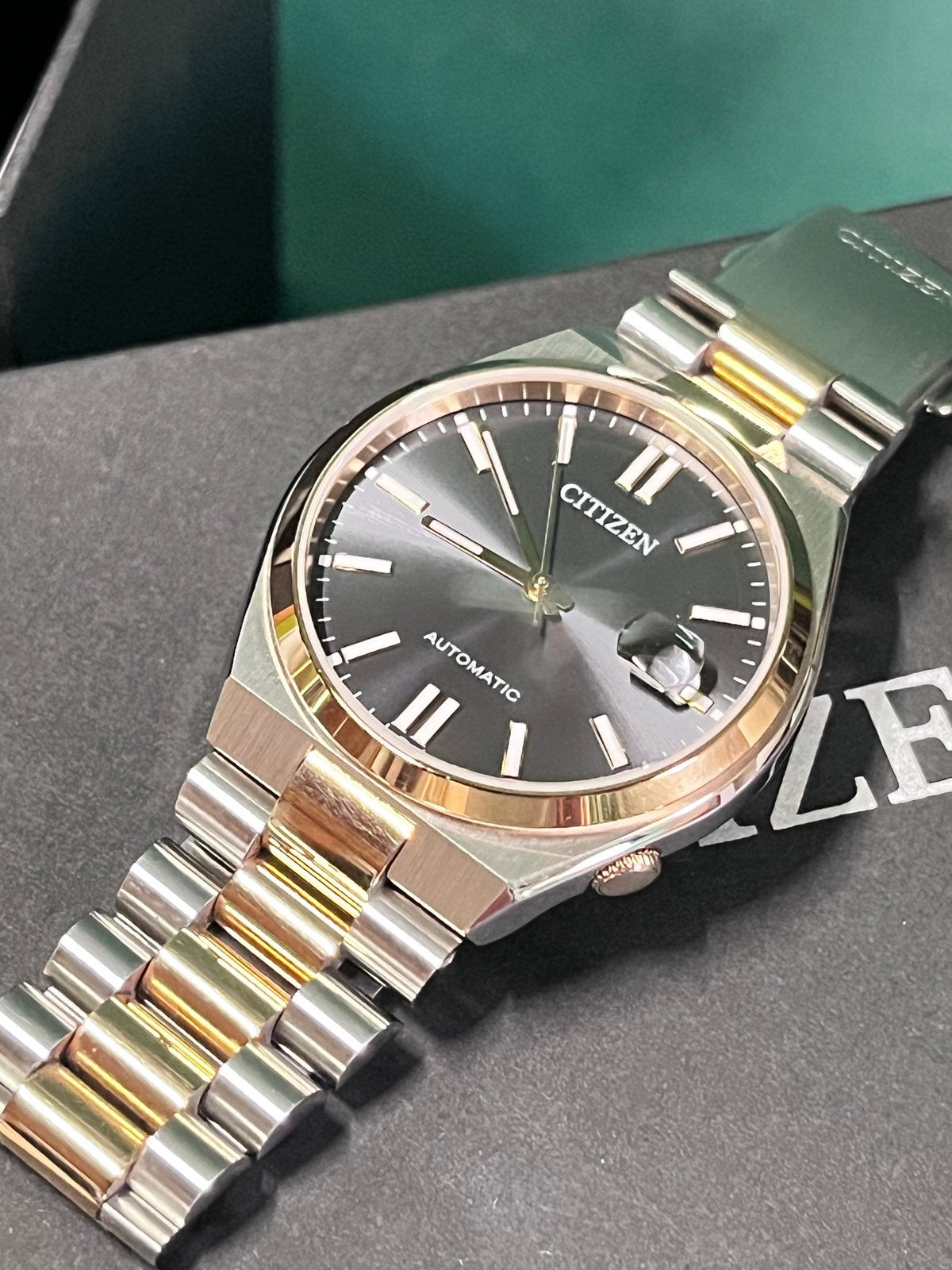 Mooie Citizen Tsuyosa NJ0154-80H, Ophalen, Zo goed als nieuw, Staal, Citizen