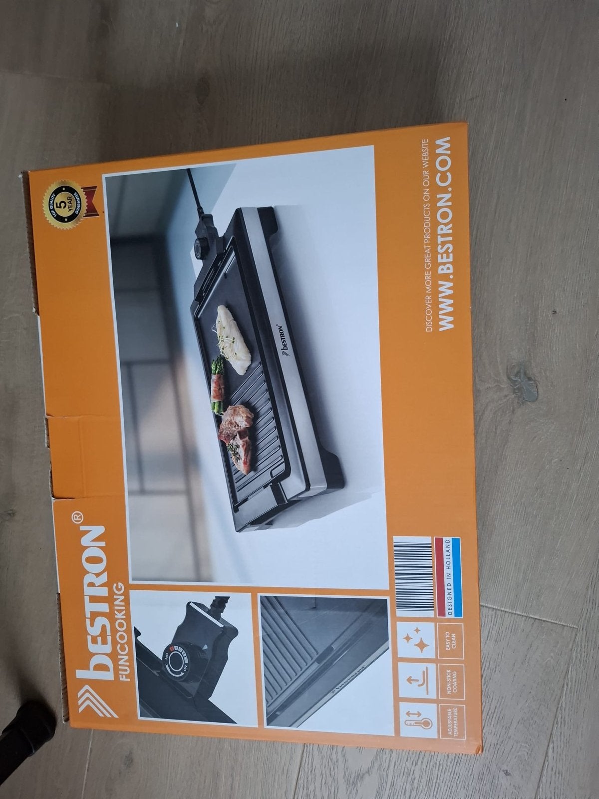 Bestron FunCooking Grillplaat - Nieuw in verpakking, Ophalen of Verzenden, Nieuw, Tafelgrill
