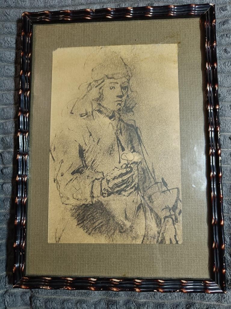 Rembrandt, Antiek en Kunst, Kunst | Tekeningen en Foto's, Ophalen of Verzenden