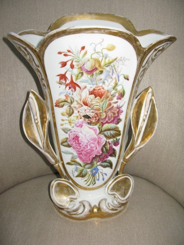Franse porseleinen vaas, 33 cm (h), Ophalen of Verzenden
