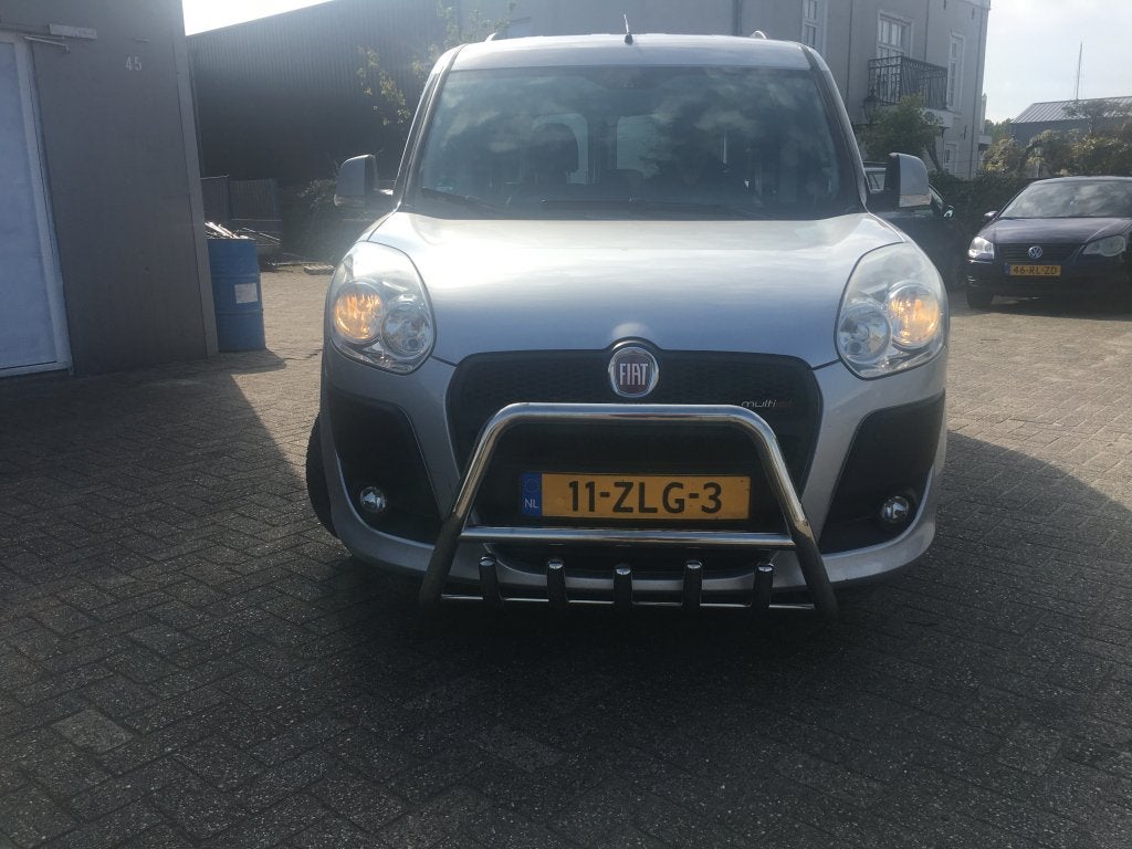 Fiat Doblo 2 Pushbar Bullbar met carterbescherming, Auto diversen, Tuning en Styling, Niet ingevuld, Niet ingevuld, Niet ingevuld