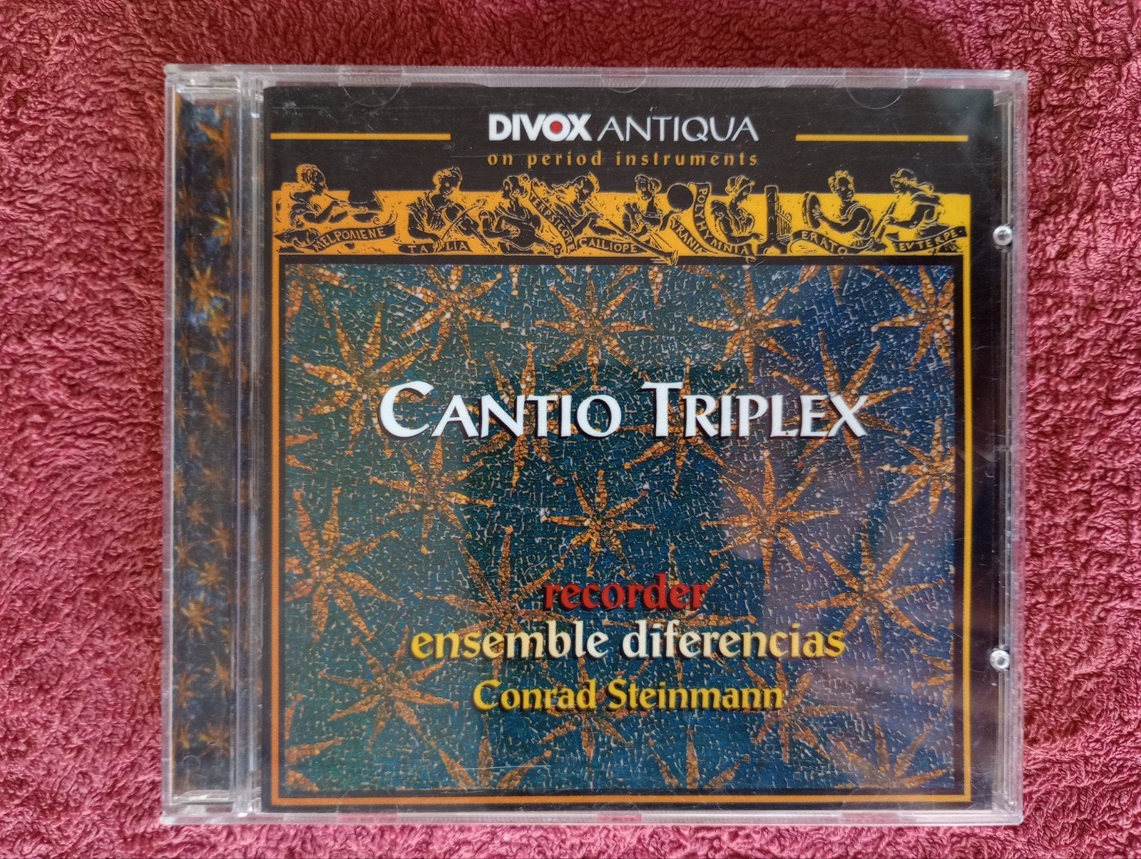 Cantio Triplex - Recorder Ensemble Diferencia s - Steinmann, Ophalen of Verzenden, Middeleeuwen en Renaissance, Gebruikt, Kamermuziek