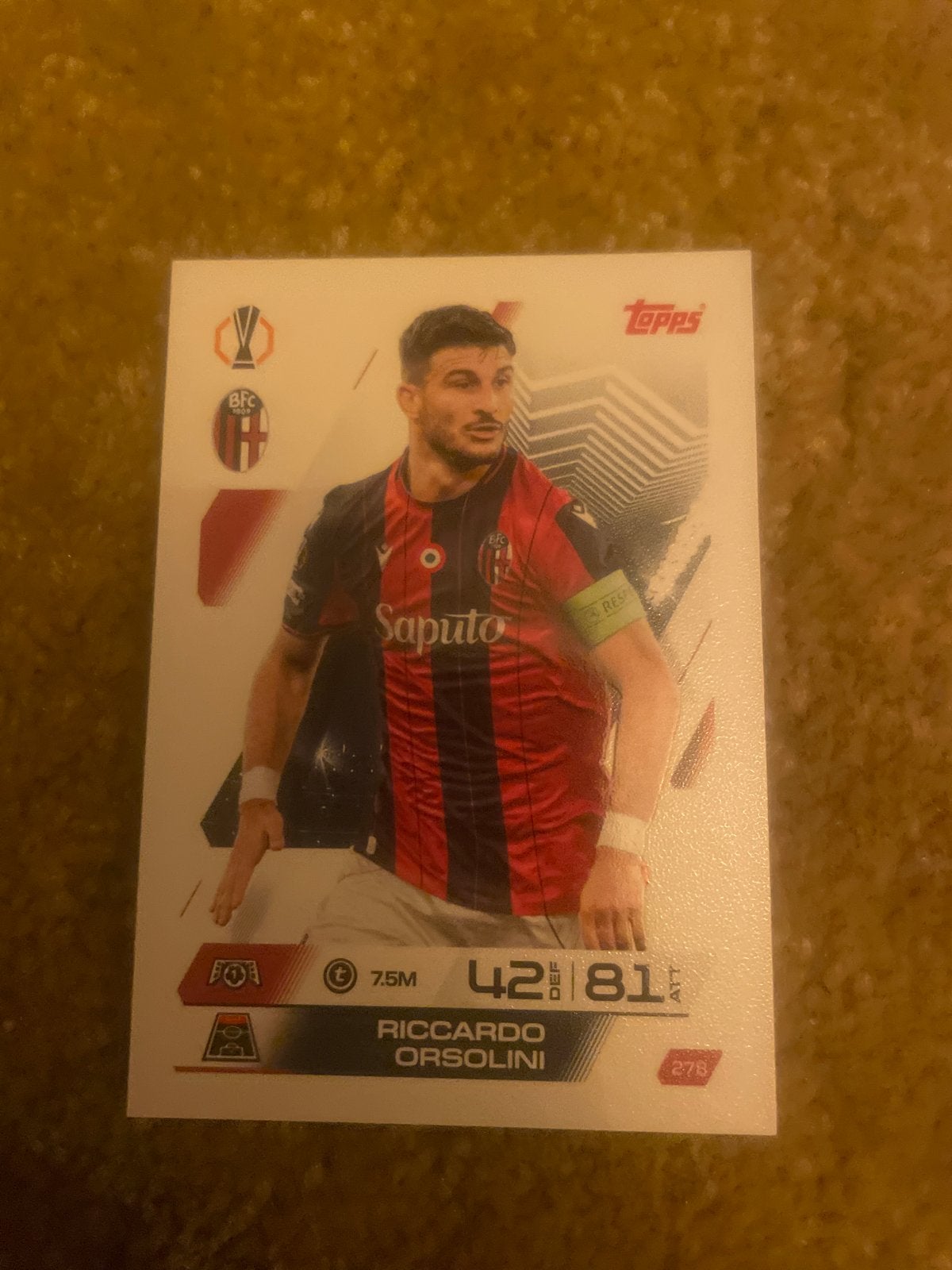 Riccardo Orsolini Topps Match Attax Spelerskaart, Ophalen of Verzenden, Zo goed als nieuw, Buitenlandse clubs, Spelerskaart