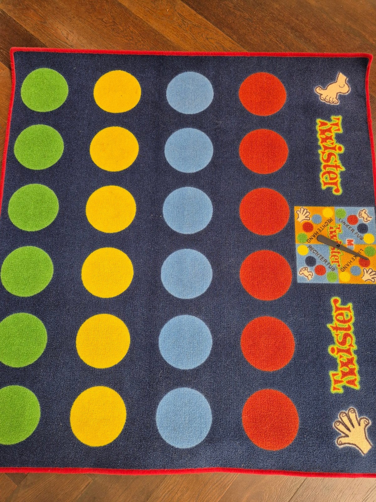 Twister speelkleed, Ophalen, Gebruikt