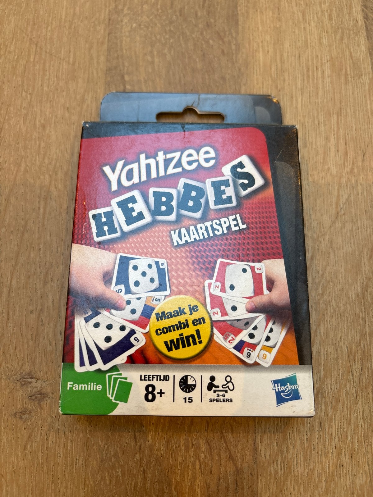 Yahtzee Hebbes Kaartspel - Familie Kaartspel Hasbro, Drie of vier spelers, Ophalen of Verzenden, Gebruikt