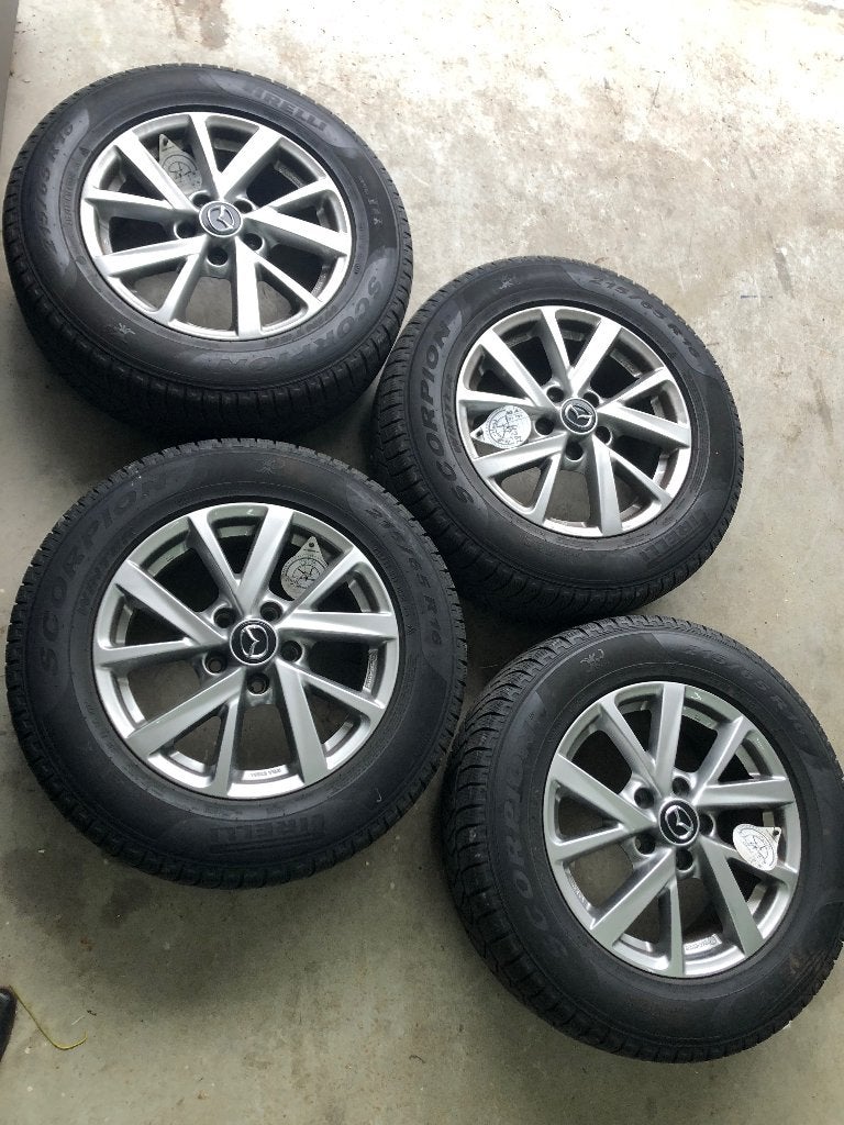 Originele Mazda velgen CX 30 onbeschadigd !! Voor 200 euro, Auto-onderdelen, Ophalen, 16 inch, Banden en Velgen, Winterbanden