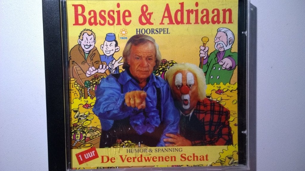 Bassie & Adriaan - De Verdwenen Schat, Cd's en Dvd's, Cd's | Kinderen en Jeugd, Ophalen of Verzenden, Zo goed als nieuw, Album
