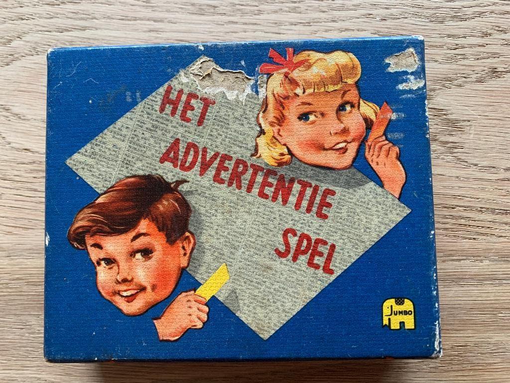 Het originele advertentiespel (Jumbo) uit de jaren 50 / 60., Drie of vier spelers, Verzenden, Gebruikt, Jumbo