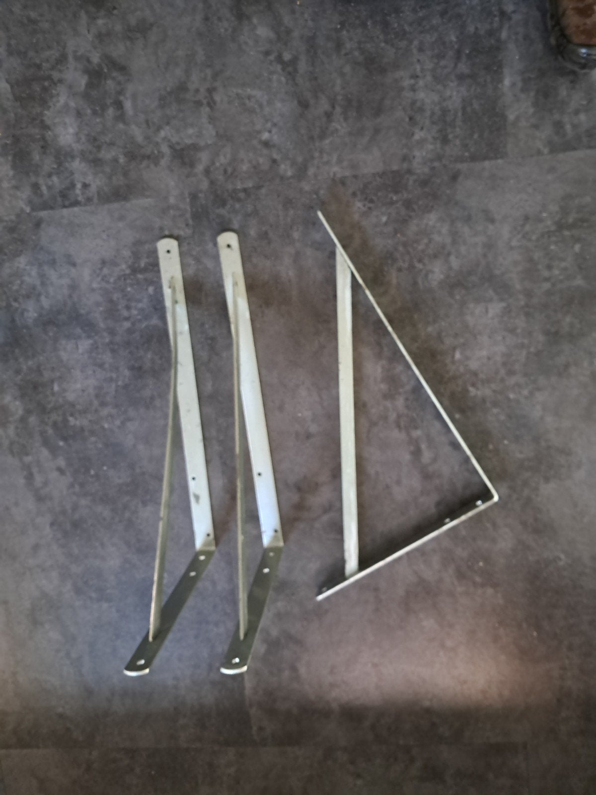 3 plankdragers gegalvaniseerd, Ophalen, 250 mm of meer