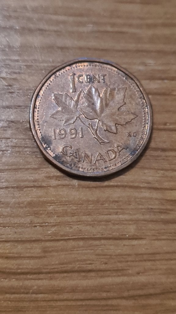 Canada - 1 Cent 1991, Ophalen of Verzenden, Noord-Amerika