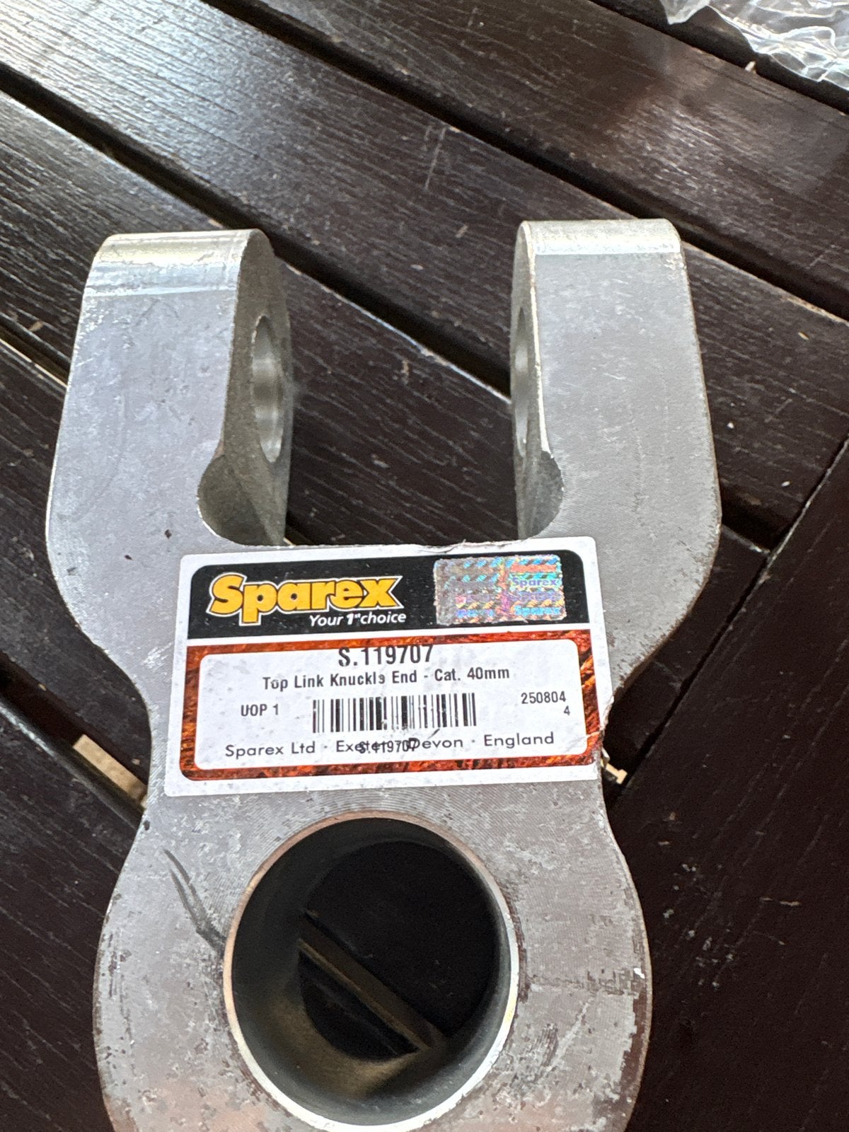 Sparex Top Link Knuckle End Cat. 40mm, Zakelijke goederen, Agrarisch | Onderdelen | Banden, Velgen en Assen, Ophalen of Verzenden