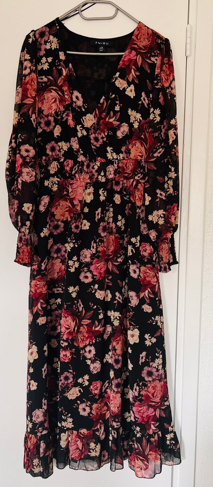 Nieuwe lange damesjurk. Amisu lange zomerjurk, Maat 38/40 (M), Overige kleuren, Nieuw, Ophalen of Verzenden