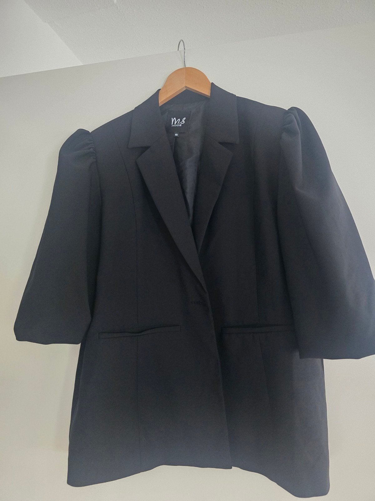 Ms mode blazer kort mouw maat 48, Verzenden, Zo goed als nieuw, Jasje of Colbert