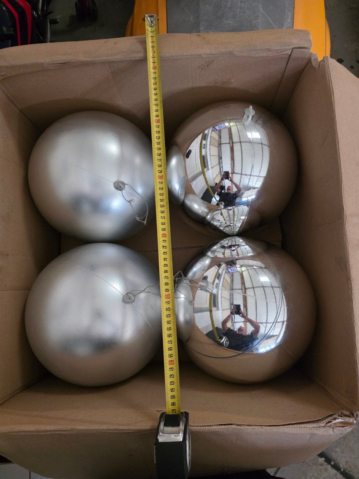 grote kerstballen, Diversen, Ophalen, Gebruikt