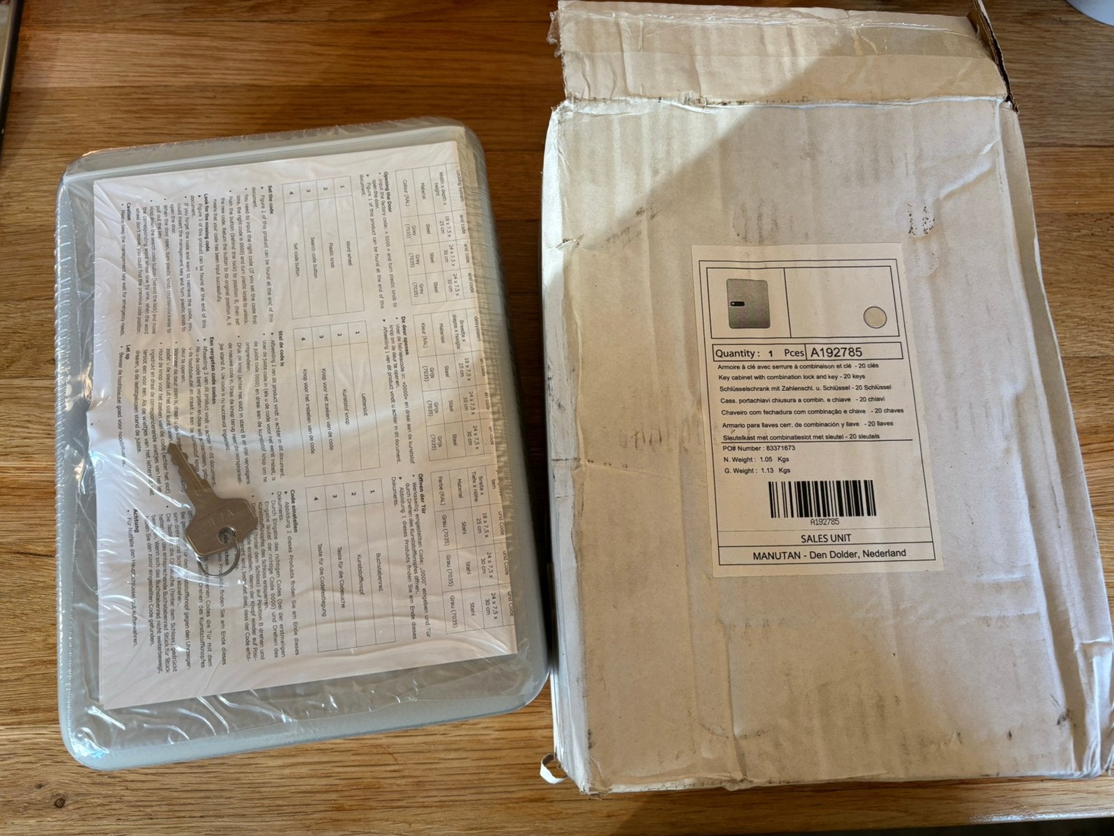 Nieuw in doos afsluitbare sleutelkast, Ophalen of Verzenden, Nieuw