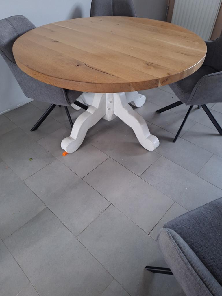 Mooie eettafel past in een landelijke interieur, Huis en Inrichting, Ophalen of Verzenden
