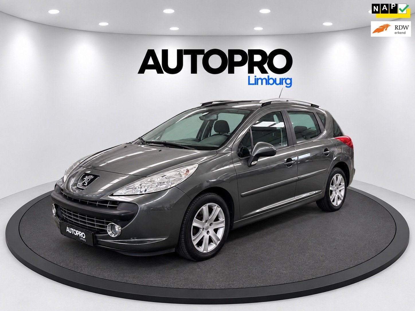 Peugeot 207 SW 1.6 VTi XS Première| inruil koopje, Auto's, Stof, Gebruikt, Zwart, 4 cilinders