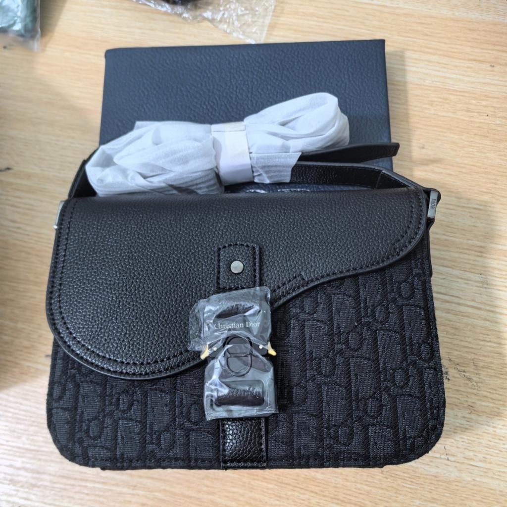 Dior Saddle Bag, Ophalen of Verzenden, Zo goed als nieuw, Zwart, Overige merken