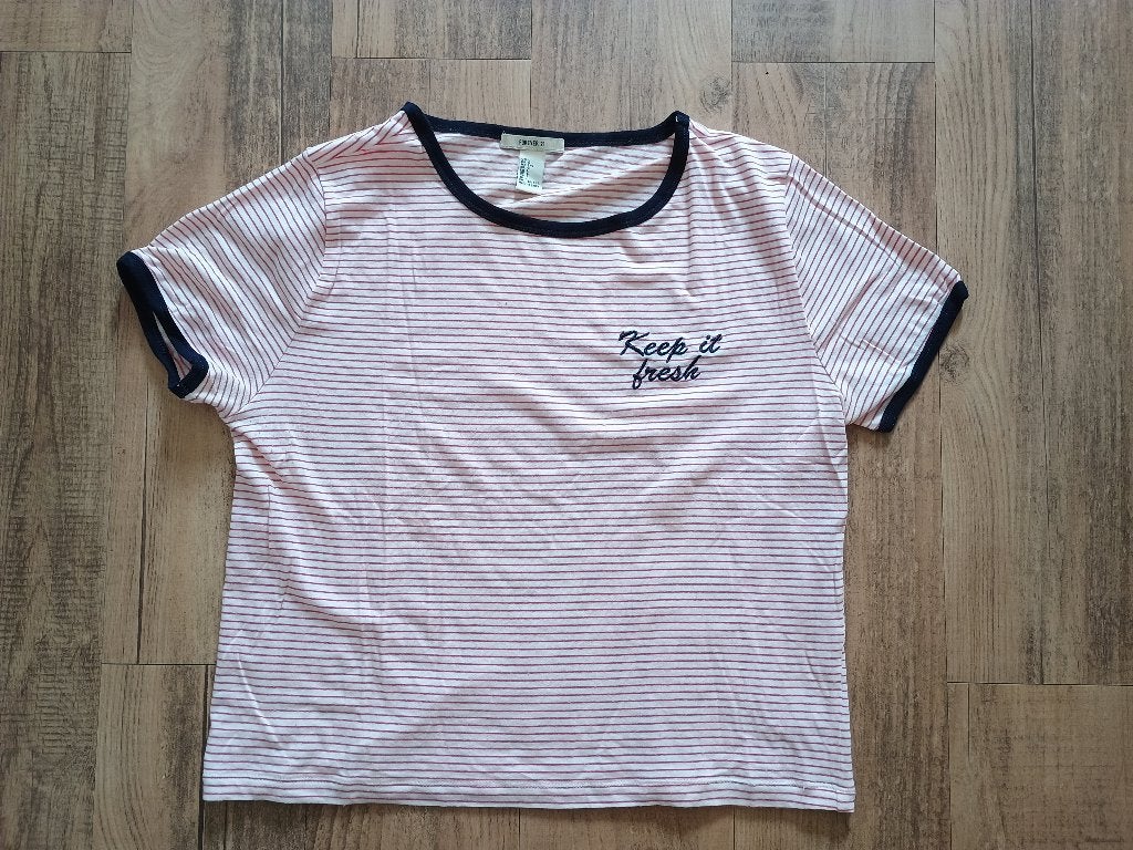 Gestreept shirt maat L van Forever21, Kleding | Dames, Overige kleuren, Maat 42/44 (L), Ophalen of Verzenden, Gedragen