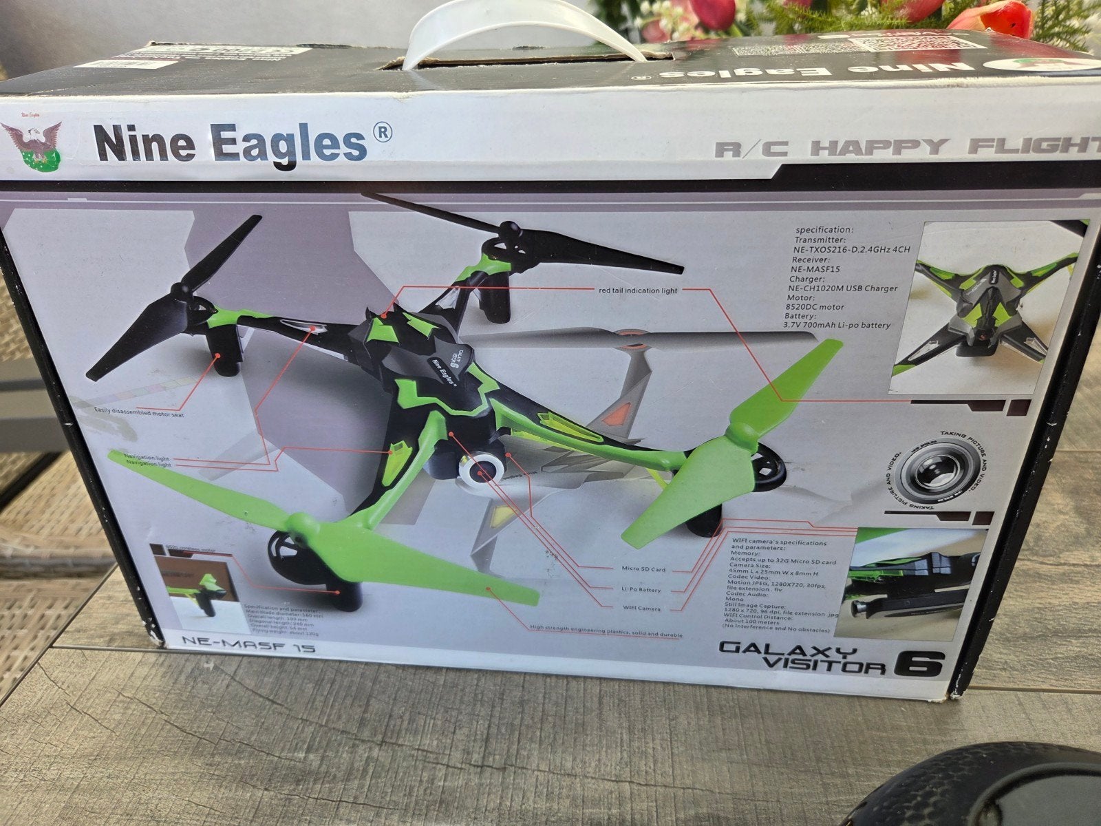 Nine Eagles Galaxy Visitor 6 Drone Complete Set (Hobby/FPV, Ophalen