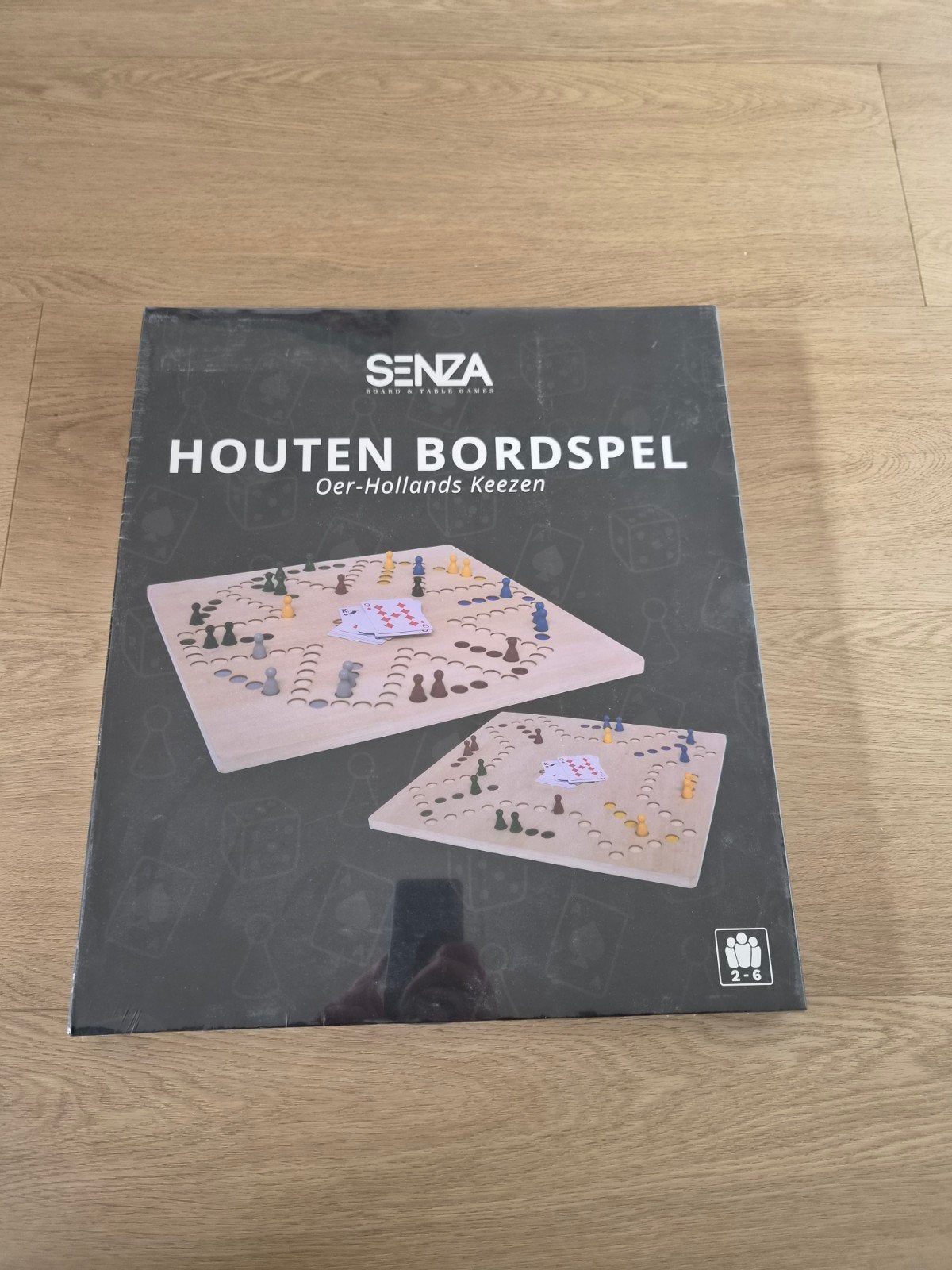 Senza Houten Bordspel: Oer-Hollands Keezen, Vijf spelers of meer, Ophalen, Nieuw, Senza