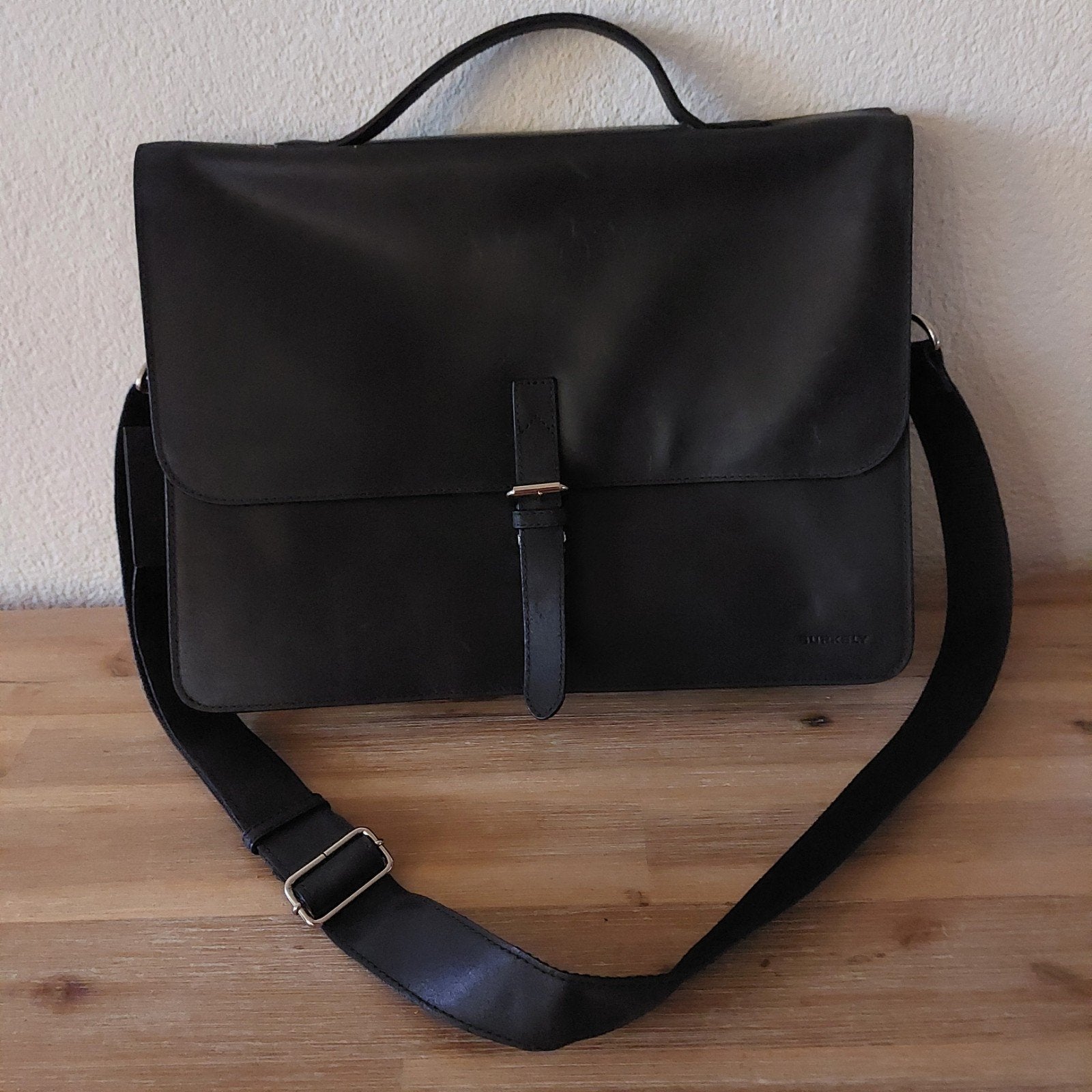 Burkely leren Laptoptas Nieuw, Computers en Software, Laptoptassen, Ophalen, Burkely, Nieuw, Aktetas
