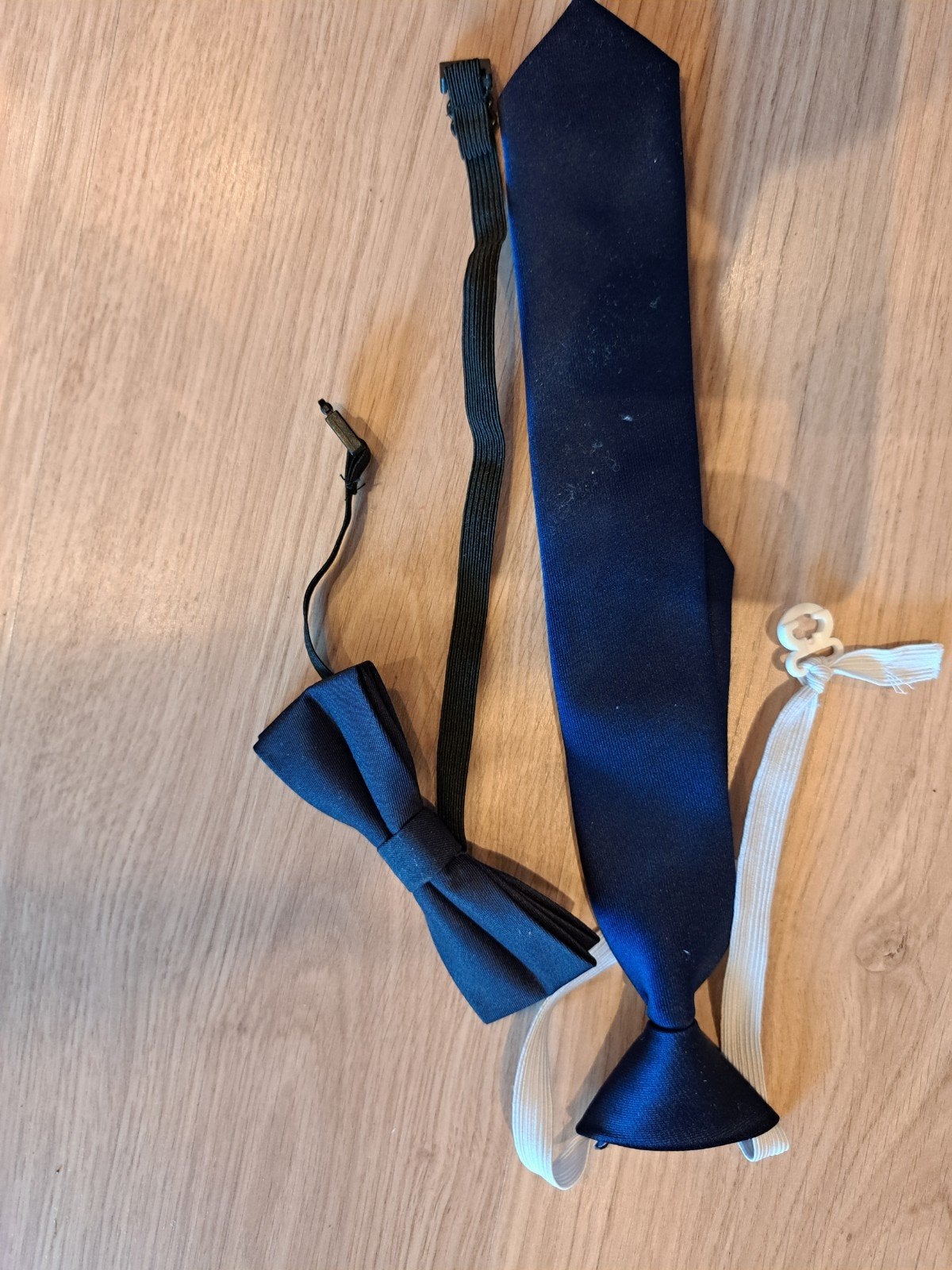 Kinder stropdas en vlinderstrik blauw, Ophalen of Verzenden, Zo goed als nieuw